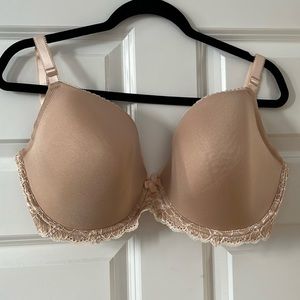 Adore Me Full Coverage Beige Bra 36H
